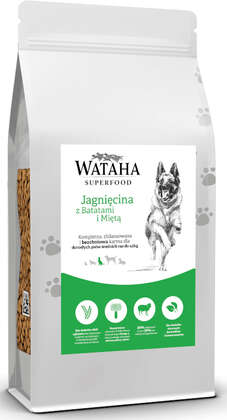 Karma - Wataha SuperFood karma sucha psy dorosłe do 45kg jagnięcina z batatami i miętą waga 12kg - 440506
