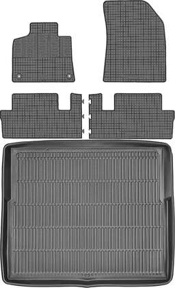 Citroen C4 Picasso Minivan 13-19 Bagażnik MAX-DYWANIK 910312 + Dywaniki CIKCAR CIT00006