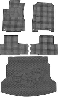 Honda CR-V IV SUV 2012-2017 Bagażnik RIGUM 809015 + Dywaniki CIKCAR HON00003