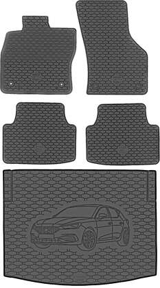 Seat Leon IV SC Hatchback 2020- Bagażnik RIGUM 829068 + Dywaniki DOMA 222596