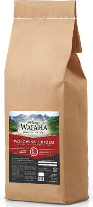 Karma - Wataha Food of Nature karma sucha 67% z wołowiną i ryżem dla szczeniąt waga 12kg - 440110