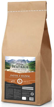 Karma - Wataha Food of Nature karma sucha 67% z indykiem i ryżem dla szczeniąt waga 4kg - 440108