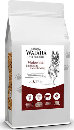Karma - Wataha SuperFood psy dorosłe do 45kg wołowina Angus z batatami i marchewką waga 2kg - 440525