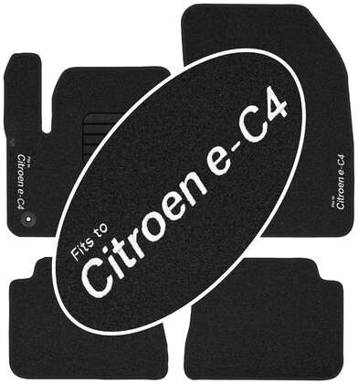 Citroen e-C4 2020- Dywaniki welurowe MAX-DYWANIK STANDARD-LINE (ORDER) - HAFT