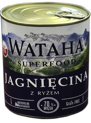 Karma - Wataha SuperFood karma mokra dla psa 70% jagnięcina z ryżem puszka 850g - 440308