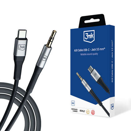 3mk AUX Cable USB-C - Jack 3,5 mm