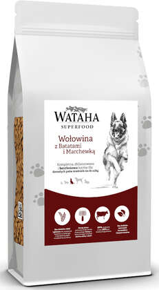 Karma - Wataha SuperFood psy dorosłe do 45kg wołowina Angus z batatami i marchewką waga 6kg - 440526