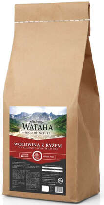 Karma - Wataha Food of Nature karma sucha 67% z wołowiną i ryżem dla szczeniąt waga 4kg - 440111