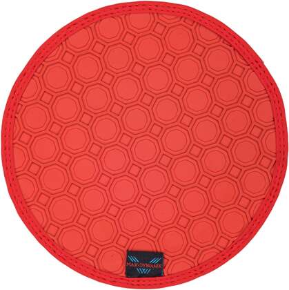 Gumowa podkładka pod miskę MAX-DYWANIK 490038 (czerwona - okrągła - 24  cm)