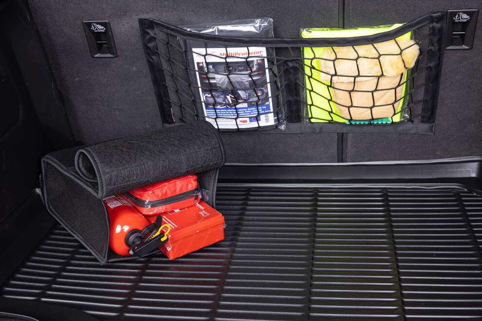 Kuferek samochodowy do bagażnika - MAX-DYWANIK (pionowy) z wgrzewką PREMIUM H02
