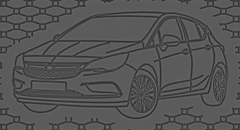 Opel Astra V K Hatchback 2015-2021 Mata bagażnika RIGUM 825046